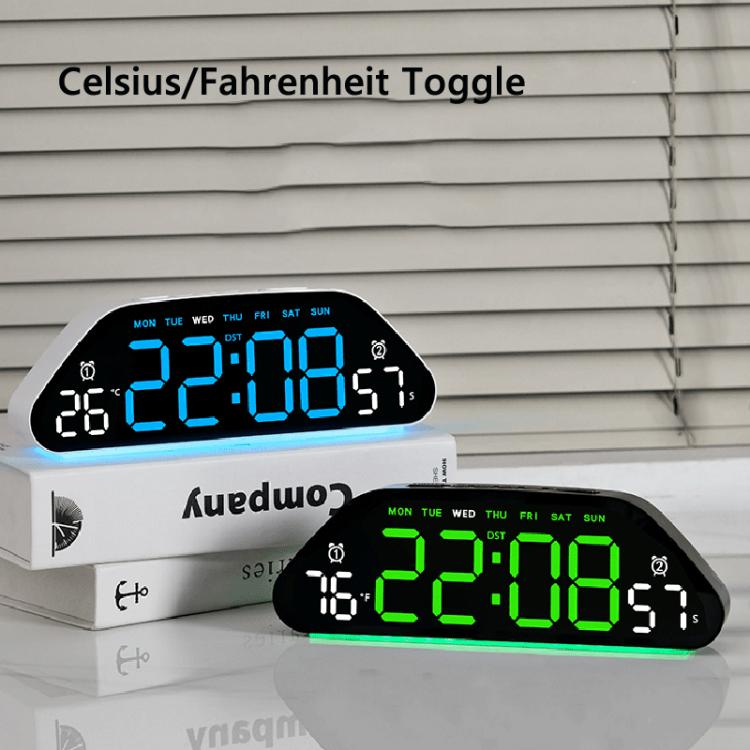 Digital Alarm Clock With Large LED Display 3 Brightness Levels, Auto-Dimming, Atmosphere Night Light & Timer