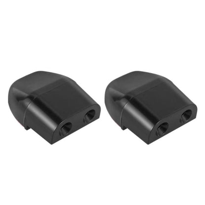 Black car animal repellent alarm sensor, two plug-in units with openings.