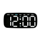 Modern Digital Wall Clock & Desk Clock LED Large Display with Date, Week, Temp, Adjustable Brightness Decorative Silent Clock