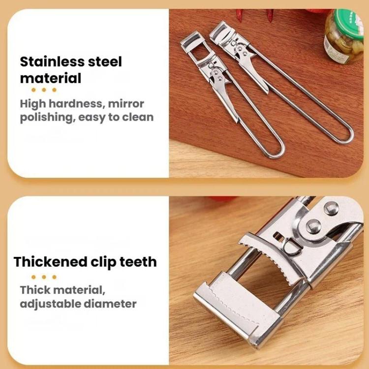 LsCook Adjustable Multi-Function Can Opener Non-Slip Bottle Cap Screwdriver