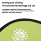 Close-up of sunshade edge stitching with durable fabric anti-glare panel