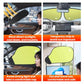 Car windshield sunshade, green anti-glare panel