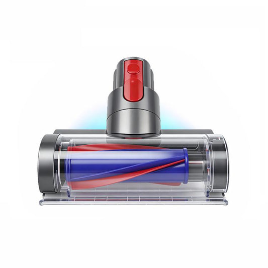 Dust Mite Removal Brush Head With Light for Dyson V7 V8 V10 V11 V15 Cordless Vacuum Cleaner Anti-Tangle Mini Motorized Tool
