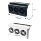 3 In 1 Solar-Powered Vehicle-Mounted Ventilation Cooling Circulating Exhaust Fan