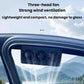 3 In 1 Solar-Powered Vehicle-Mounted Ventilation Cooling Circulating Exhaust Fan