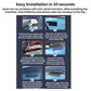 3 In 1 Solar-Powered Vehicle-Mounted Ventilation Cooling Circulating Exhaust Fan