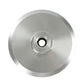 Aluminum alloy self-adhesive grinding tray, brushed metal disc with center hole and ring