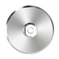 Aluminum alloy self-adhesive grinding tray, silver disc with black outer rim and center port