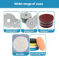 Adhesive grinding discs for wet, dry, and paper use, with stacked pads shown