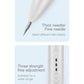 White mole removal pen with dual needle tips and strength adjustment settings