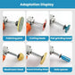 Angle grinder extension rod with various grinding head attachments