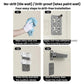 Shower partition drill-free installation steps using adhesive and mounting plate