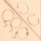 5pcs /Set Bohemian Butterfly Open Cuff Diamond Crystal Bracelet