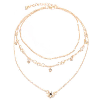 Multi-layered Star Pendant Necklace Combination