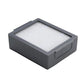 Pleated filter cartridge in gray frame for robot vacuum accessory kit