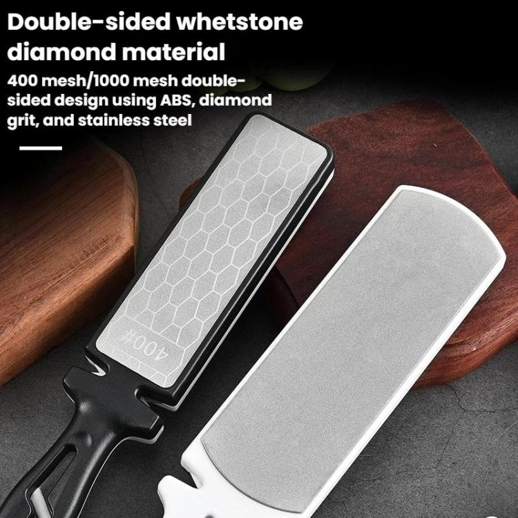 LsCook Double-Sided Emery Stone Knife Sharpener Home Use Quick Multi-Functional Sharpening Stone