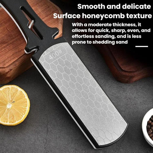 LsCook Double-Sided Emery Stone Knife Sharpener Home Use Quick Multi-Functional Sharpening Stone
