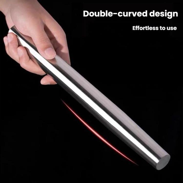304 Stainless Steel Sanding Rolling Pin Kitchen Baking Tool, LsCook 32cm