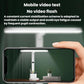 White LED desk lamp with slim light bar beside a smartphone
