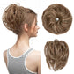 Faux Bun Updo Wig With Loose Curls