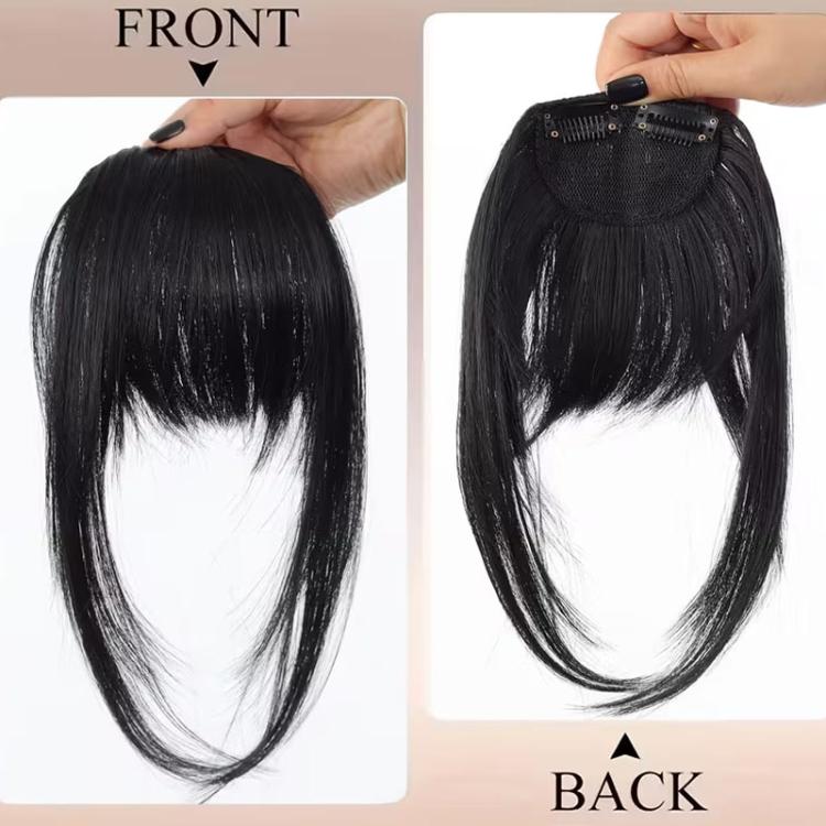 Women Invisible Seamless Realistic Bangs Wig Piece Hair Replacement