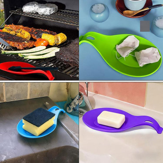 LsCook Food-Grade PP Kitchen Mat Oil-Resistant Heat-Resistant Spatula Mat