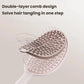 Self-Cleaning Airbag Comb With High-Top Volume Massage Function