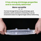 Clear silicone food storage lid, stretched over a bowl with snap-on tabs