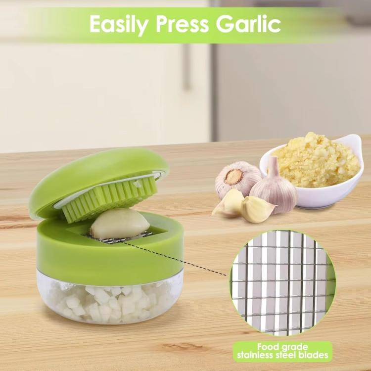 LsCook Manual Garlic Press Multifunctional Kitchen Garlic Crusher