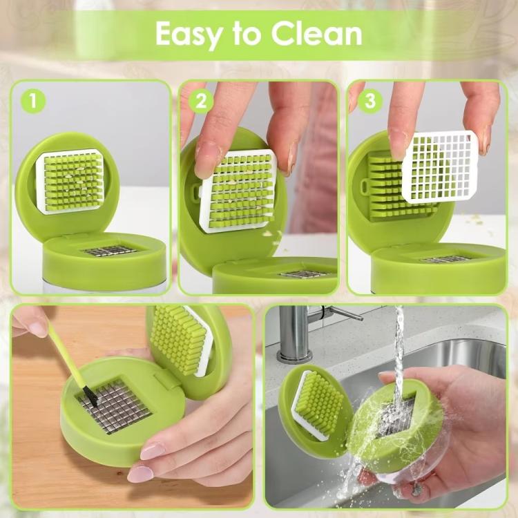 LsCook Manual Garlic Press Multifunctional Kitchen Garlic Crusher