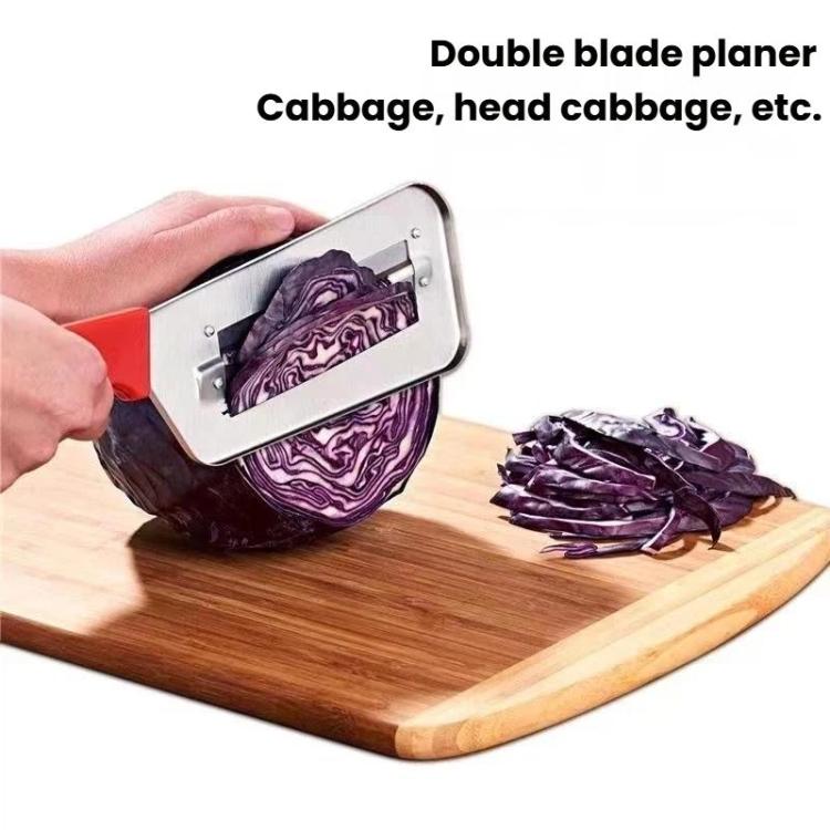 LsCook Stainless Steel Double Blade Vegetable Slicer Multi-Function Vegetable Knife
