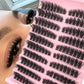 180-Cluster Single-Cluster Segmented Self-Grafting Thick Curled False Eyelashes, 40D, 60D, 80D