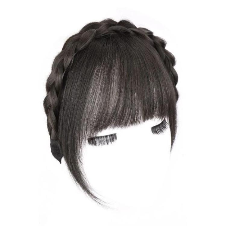 Bangs Headband One-Piece Thin Simulated Wig