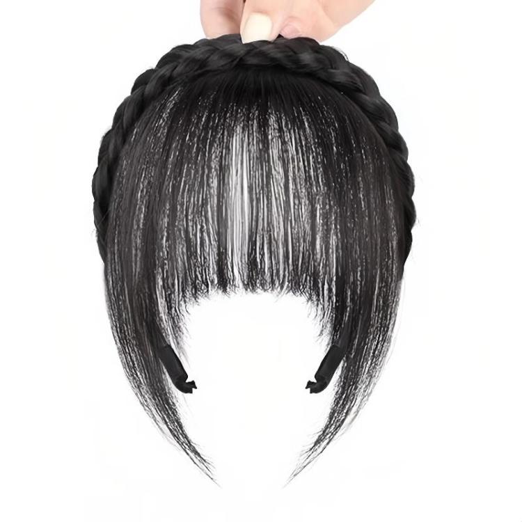 Bangs Headband One-Piece Thin Simulated Wig