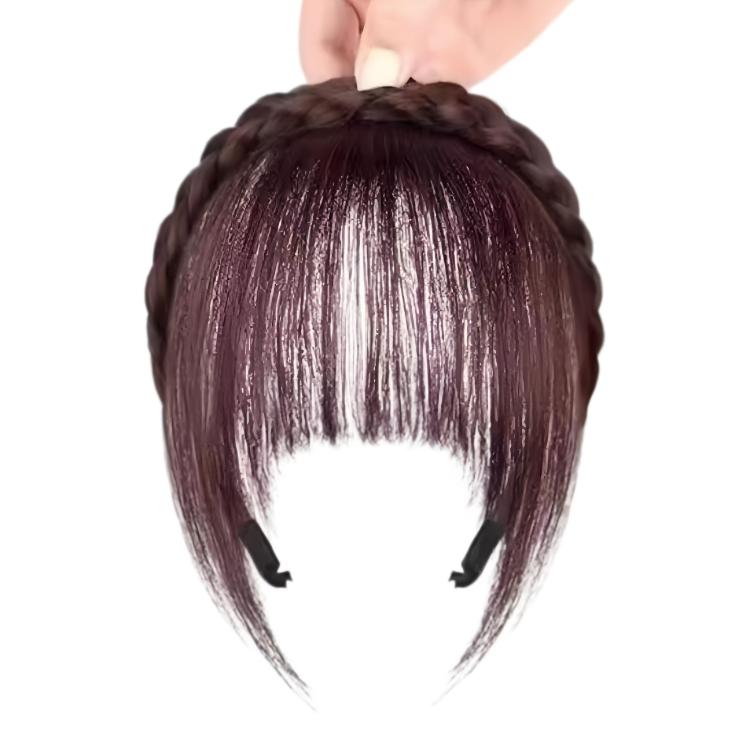 Bangs Headband One-Piece Thin Simulated Wig