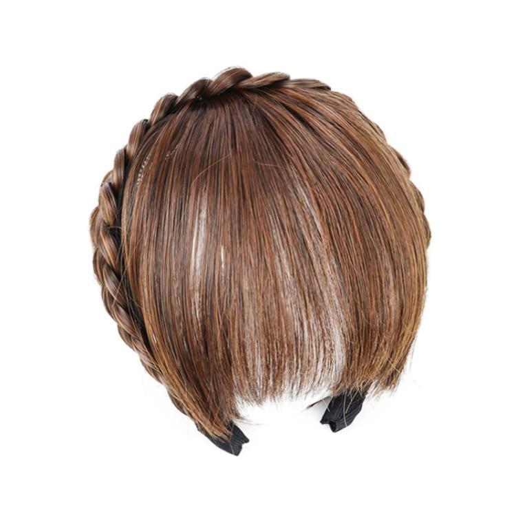 Bangs Headband One-Piece Thin Simulated Wig