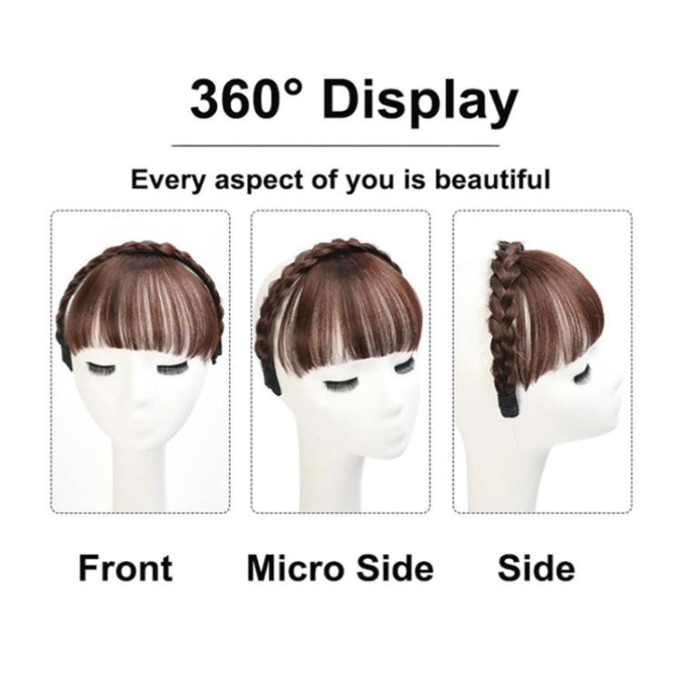 Bangs Headband One-Piece Thin Simulated Wig
