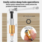 Ratchet screwdriver bit with quick-release lever and 1/4 fly connector