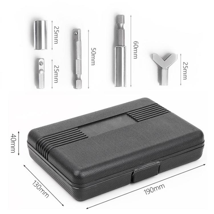 Compact screwdriver bit set storage case with latch and organized bits