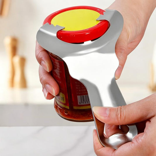 LsCook Multifunctional Mason Jar Lid Opener Stainless Steel Bottle Opener