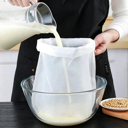 Kitchen Soy Milk Filter Bag Ultra-Fine Juice Filter, LsCook 30x45cm 100 Mesh