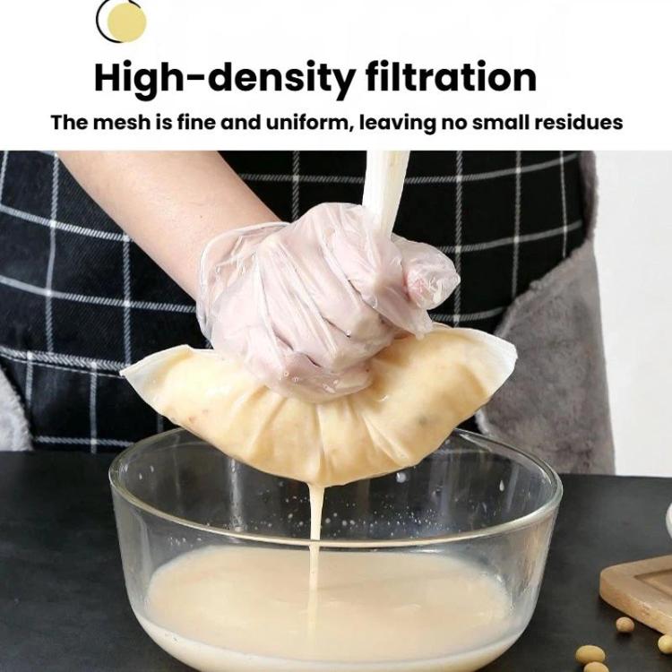 Kitchen Soy Milk Filter Bag Ultra-Fine Juice Filter, LsCook 30x45cm 100 Mesh