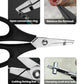 Stainless Steel Mini Fishing Line Cutter Loop-Opening Lure Pliers, Black