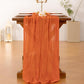 Crepe Table Runner Wedding Party Decoration Pleated Gauze, 90x180cm, 90x300cm, 90x400cm