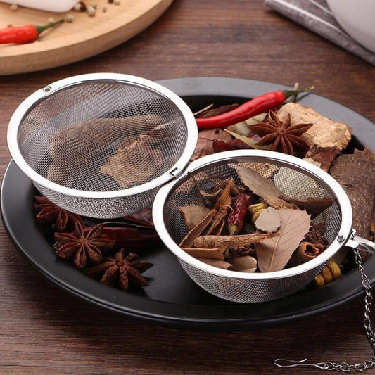 304 Stainless Steel Spice Ball Tea Strainer, Medium