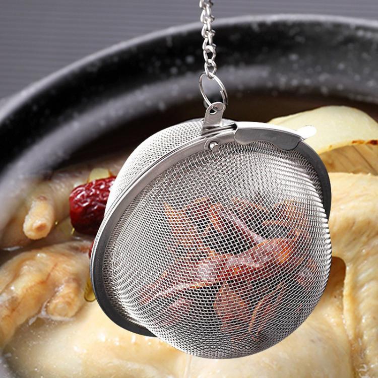 304 Stainless Steel Spice Ball Tea Strainer, Medium