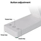 Xiajule Rechargeable Smart Digital Display Clock Folding Desk Lamp, Eye-Caring Study Bedside Reading Light