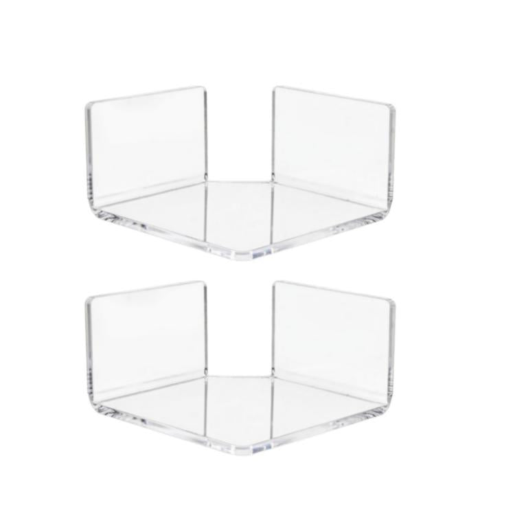 Wall-mounted Corner Shelf Triangular Floating Shelf For Security Cameras
