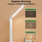 LED folding desk lamp with stepless dimming light bar