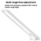 Xiajule LED folding desk lamp with dual arms and wide-angle adjustable head